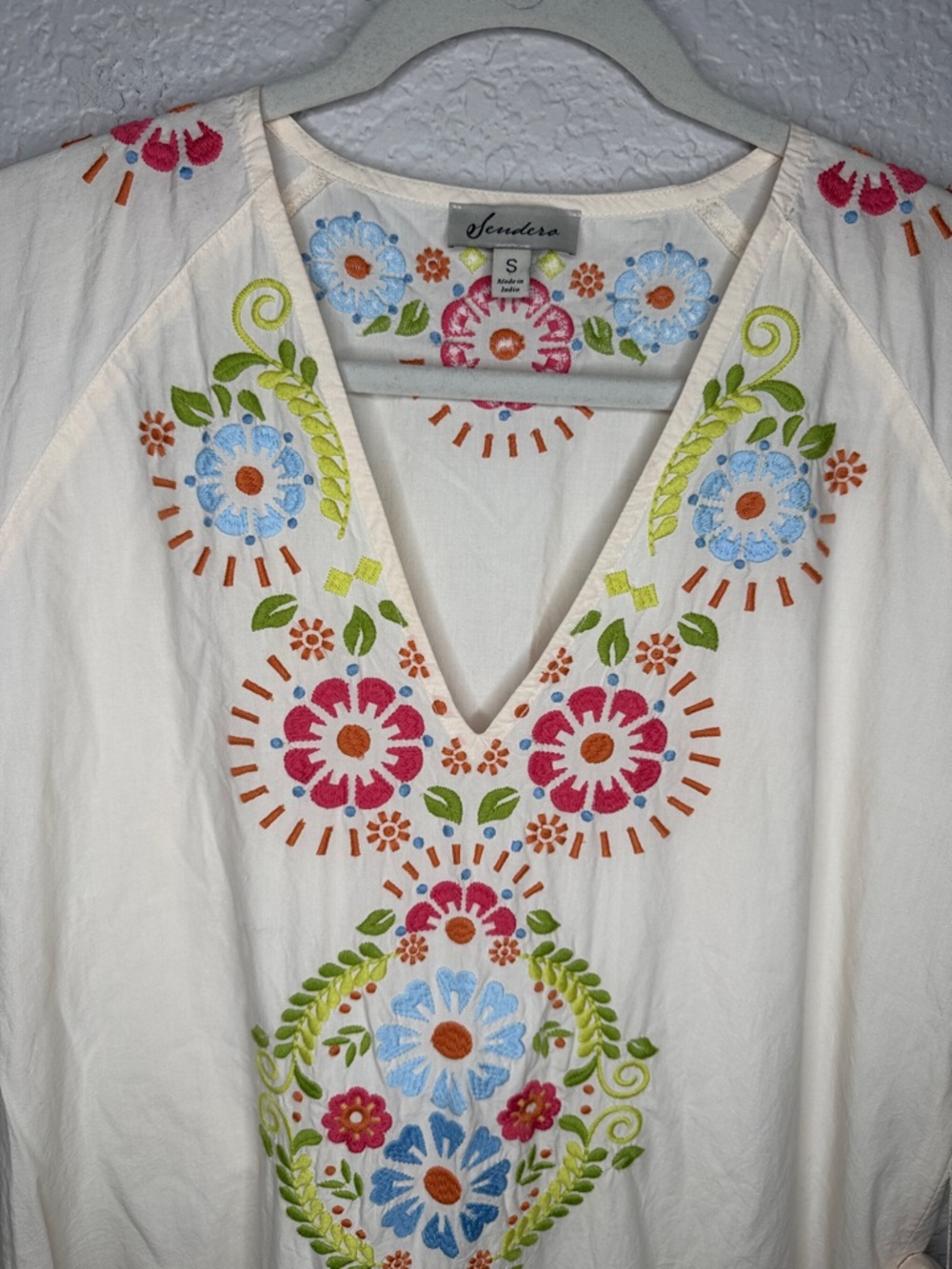 Sendero Provisions The Emelia Dress Small Western Maxi Dress Floral Embroidery - Picture 3 of 7